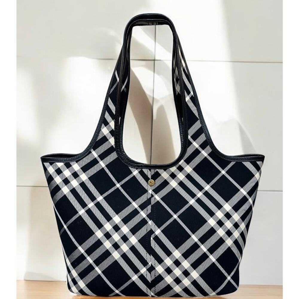 Burberry Small Check Tote Bag - Picture 2 of 16